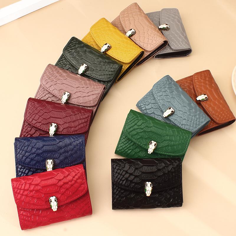 Japanese RFID Anti-Skimming Accordion Wallet: Large Capacity Genuine Leather Card Holder & Coin Purse