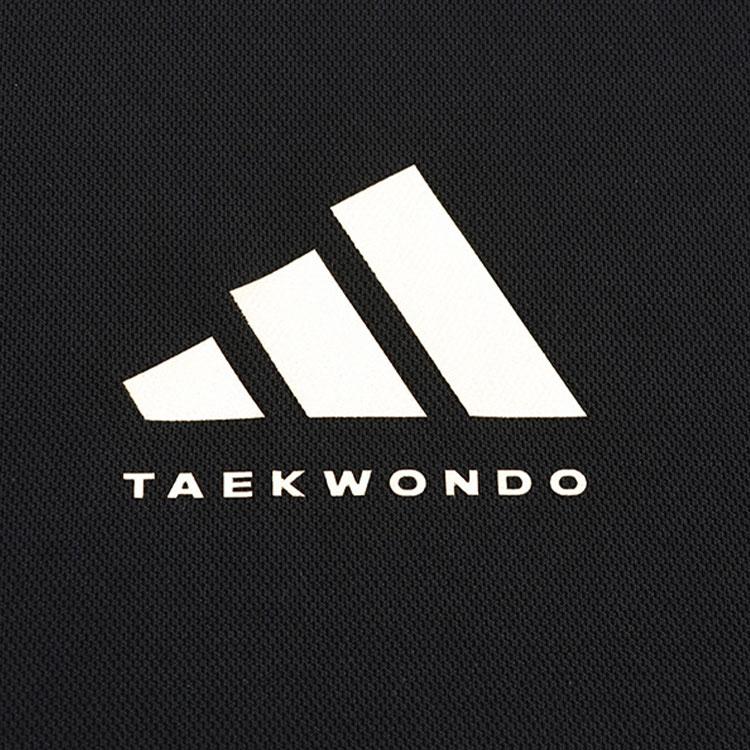 Adidas Taekwondo Round Neck Pullover Short Sleeve T-Shirt Simple Lace Soft Fashion Shorts Casual Sports Suit ADICLTS24TKP-BW+S21ATMSH1T-BW