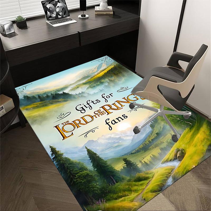

1 шт. Подарки для фанатов Властелина Колец Ковер Офисный коврик-мат Домашний декор Ковер для зоны Ковер на фестиваль Ковер под офисное кресло Долговечный материал1107L 60cm by 90cm