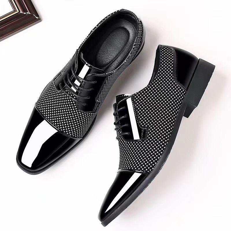 Dress Shoes Man Casual Business Pointed Toe Social Shoe for Men Breathable In Summer Leather Luxury Designer Clothing Low Price