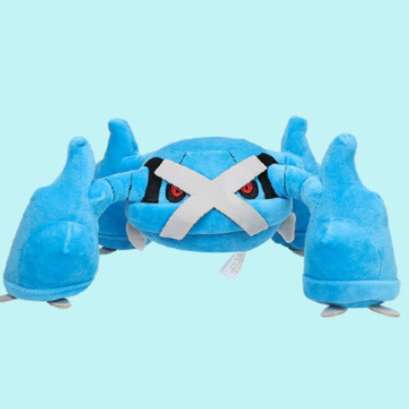 

Pokemon Metagross Plush Toy 30cm Soft Stuffed Crab Animal Cartoon Collectible For Kids And Fans