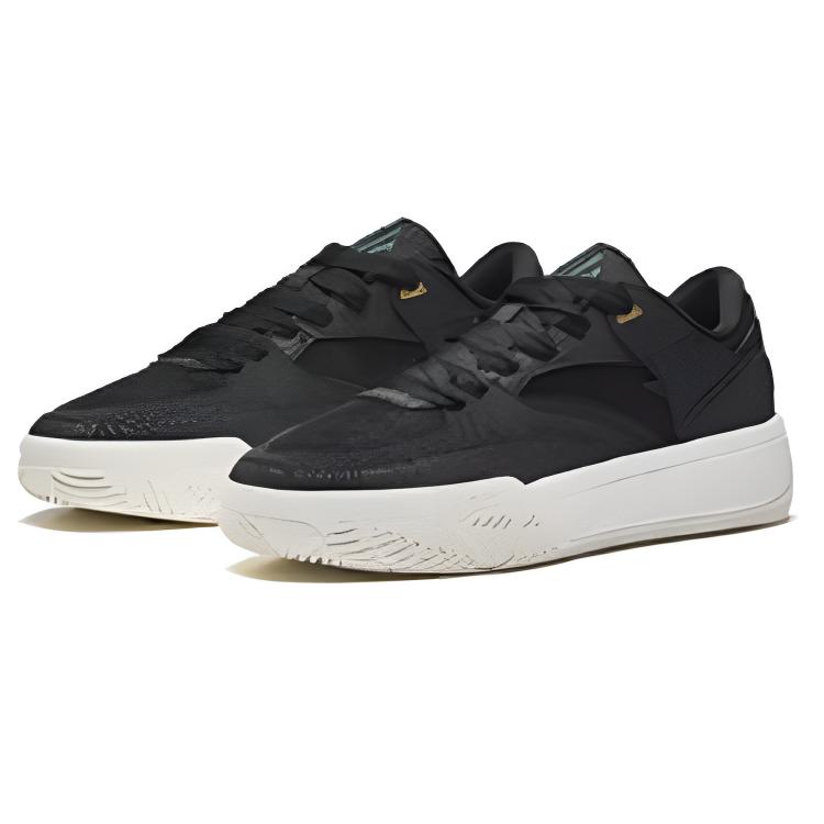 Anta Hélà CODE Low top Skateboard Shoes Men's Black White 112611804-3