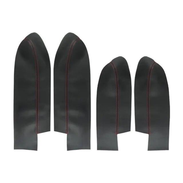 Microfiber Leather Front / Rear Door Panel Armrest Cover / Seat Armrest Protection Trim For Honda CRV 2007 2008 2009 2010 2011