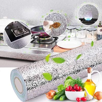 Kitchen Oil Stickers Cabinet Decals Anti-fouling Gas Stove 3D Sticker Waterproof Kitchen Decorative Wallpaper Supply