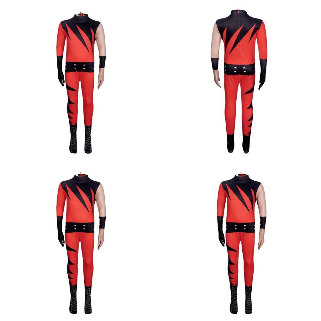 Mangguo Kids Cosplay Costume Wrestling Bodysuit With Kane Mask New Halloween Product