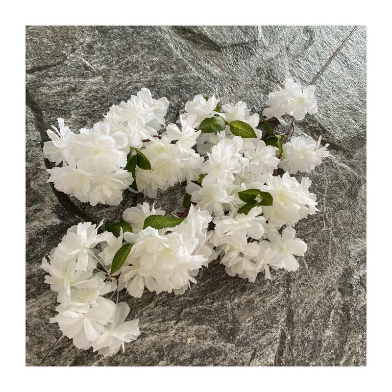 Realistic Blossom Cherry Silk Flowers Wedding Decor Home Staging Photo Props