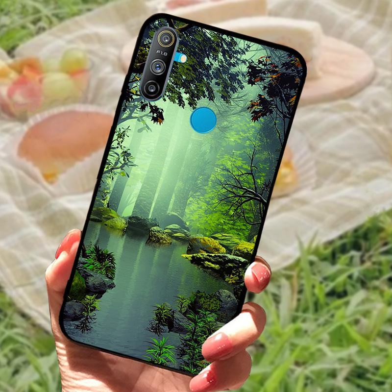 For Realme C3 Case RMX2020 RMX2021 RMX2027 TPU Soft Silicone Fashion Phone Cover For Realme C 3 4G Shockproof Bumper Fundas
