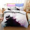 Admire 3D Tokyo Ghoul Cartoon Duvet Cover Set HD Comforter Cover for Kids Bedding Sets Bedclothes Bedroom Decor