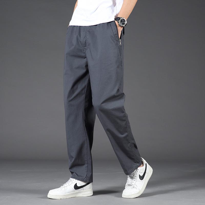 

Plus Size Men s Loose Fit Casual Straight-Leg Pants for Spring/Autumn 4XL for 200-220 lbs