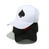 Cross border TEMU sunshade hat, hip-hop personalized peach heart poker baseball cap, mesh cap for men and women, adjustable