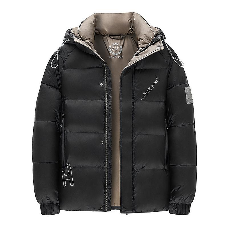 Male Parkas High Quality Casual White Duck Down Parkas Jacket Male Men Winter Jacket Men Warm Thick Hooded Coats