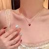 Elegant Pearl Necklace: Trendy, High-End Titanium Steel Clavicle Chain for Women