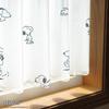 Noren Kobo Snoopy Goods Cafe Curtains for Small Windows Room Dividers Curtains Simple SNOOPY PEANUTS Width 120 x Length 45cm Cafe Curtains Random