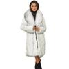 Plush women's imitation fur coat coat long autumn and winter new fur trench coat