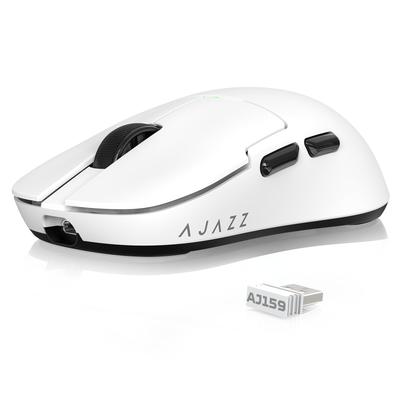 X ATTACK SHARK AJ159 Gaming 56g Kabellos Original Phase PAW3395 26000 Beidhändig Ergonomisch Kompatibel mit Windows 400mAh Akku A.JAZZ Maus,