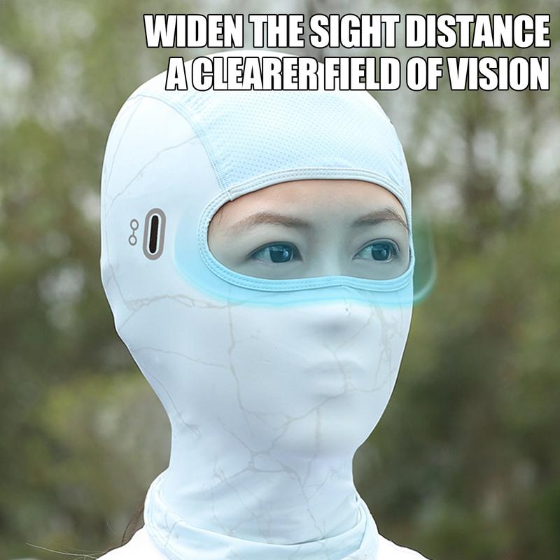 Ochrana proti slunci Zakrytí obličeje Obličejové UV zakrytí obličeje Sluneční štít Obličejová maska UV Ledové hedvábí Kryt na celý obličej Chladivý opalovací závoj na obličej