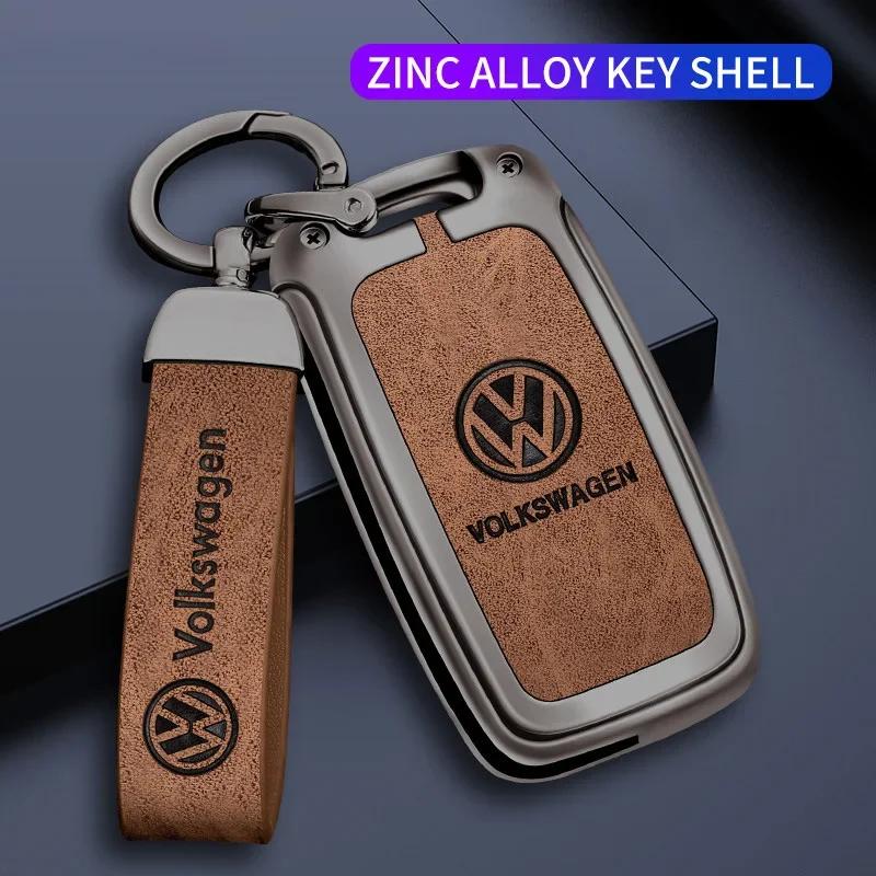 Dla VOLKSWAGEN VW Pokrowiec na kluczyk do samochodu Smart Key Case Dla Volkswagen VW Polo Bora Beetle Tiguan Passat B5 B6 B7 Golf EOS Scirocco Zdalny Sh