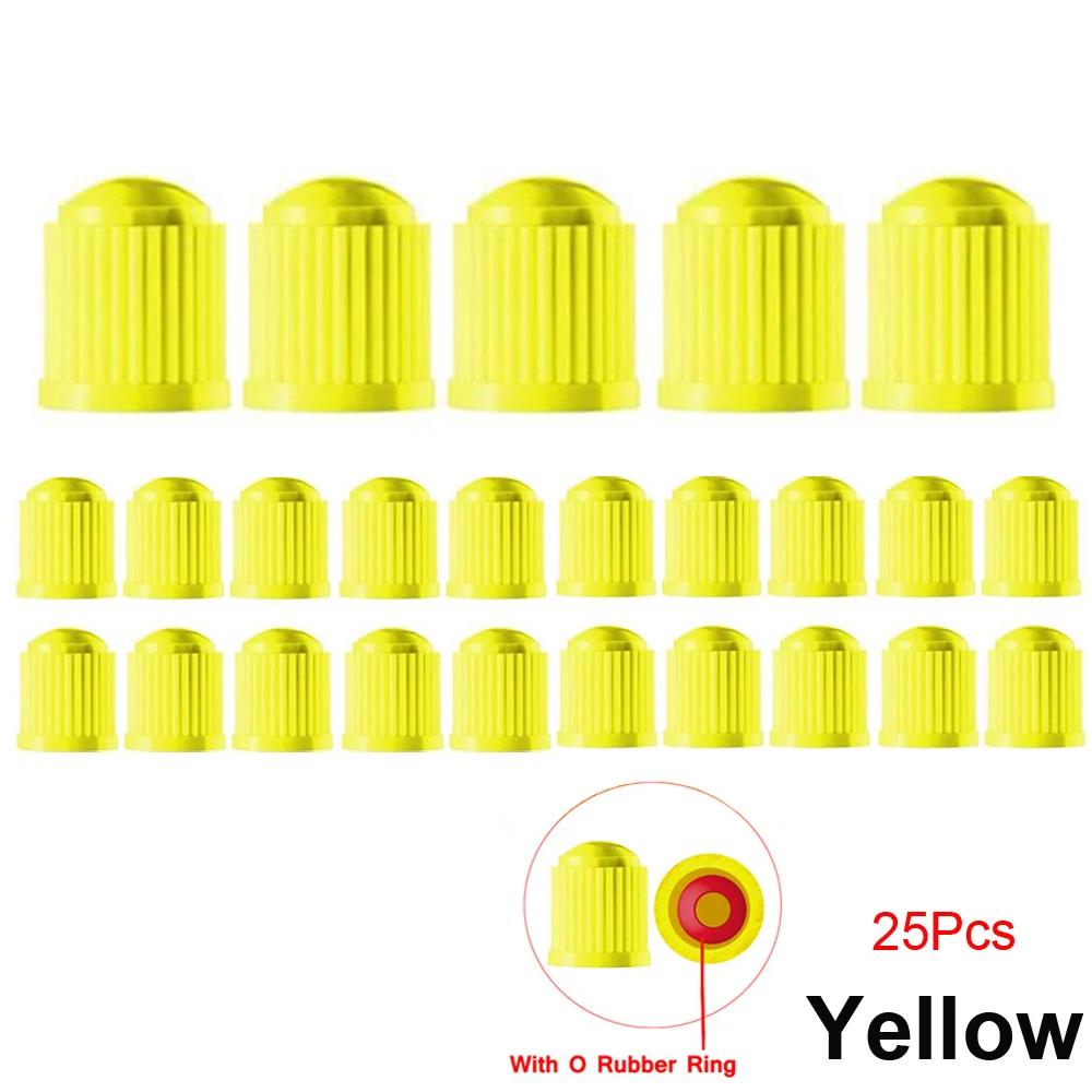 10-100Pcs Tire Valve Caps Plastic Car Tire Stem Dust Covers Universal Valve Caps For Cars Bicycle Trucks Motorcycles Valve Stems 1