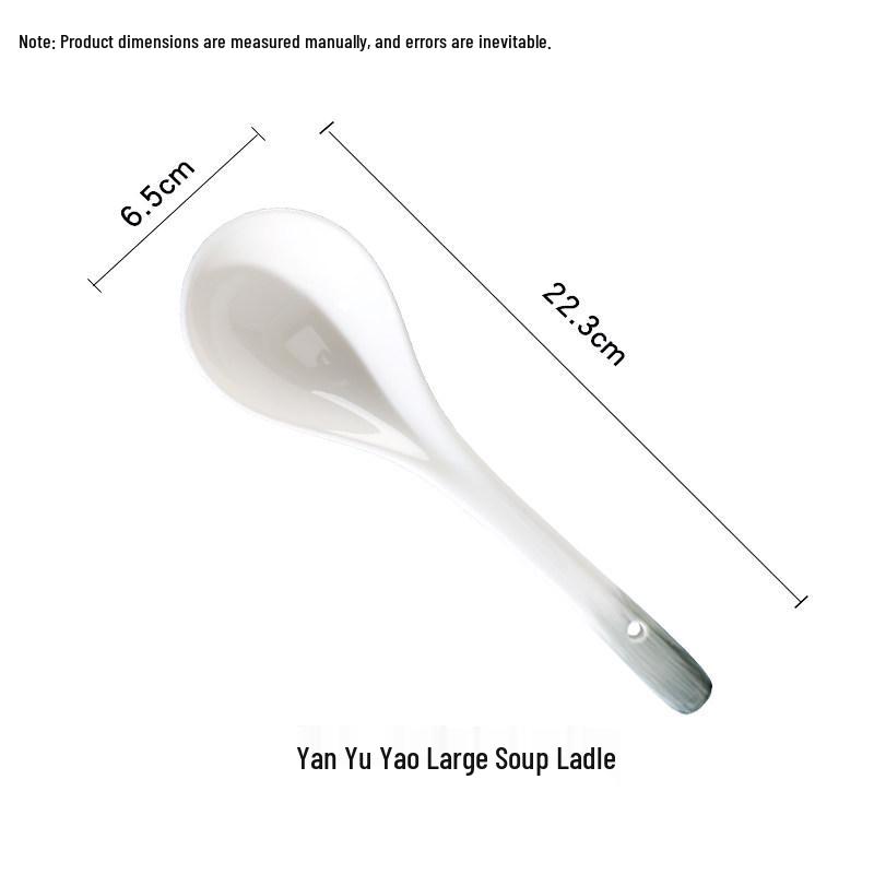 2025 Gradient Gray Ceramic Chopstick Set with Soup and Rice Bowl