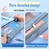 Double-Layer Zippered Document Bag for Primary School: Large Capacity for Books and Textbooks