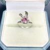 Adorable Bunny Head DIY Ring Setting for 6.2mm Round Moissanite