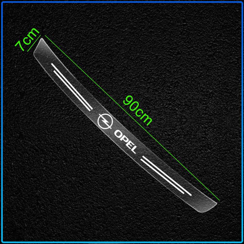1Pcs Transparent Car Trunk Badge Protective Sticker Car Accessories For Opel Crosa D Astra H Insignia Astra J Zafira B Mokkaastra Vivaro Astra G