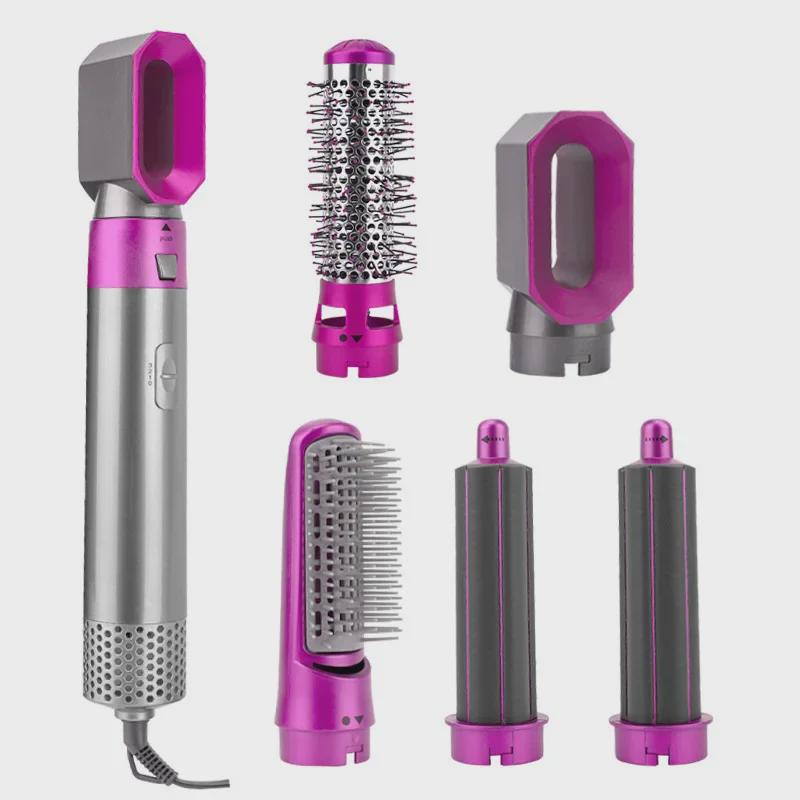 5-in-1 Multifunctional Hot Air Hair Dryer & Curler