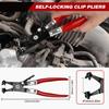 Hose Clamp Pliers Set Long Reach Swivel Jaw Flat Band Plier For Car Truck Fuel Oil Water Pipe Disassembly Auto Motorcycle Tool