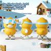 Cute Cartoon Skiing Duck Wind-Up Toy – Ideal Christmas/Birthday Gift for Young Kids
