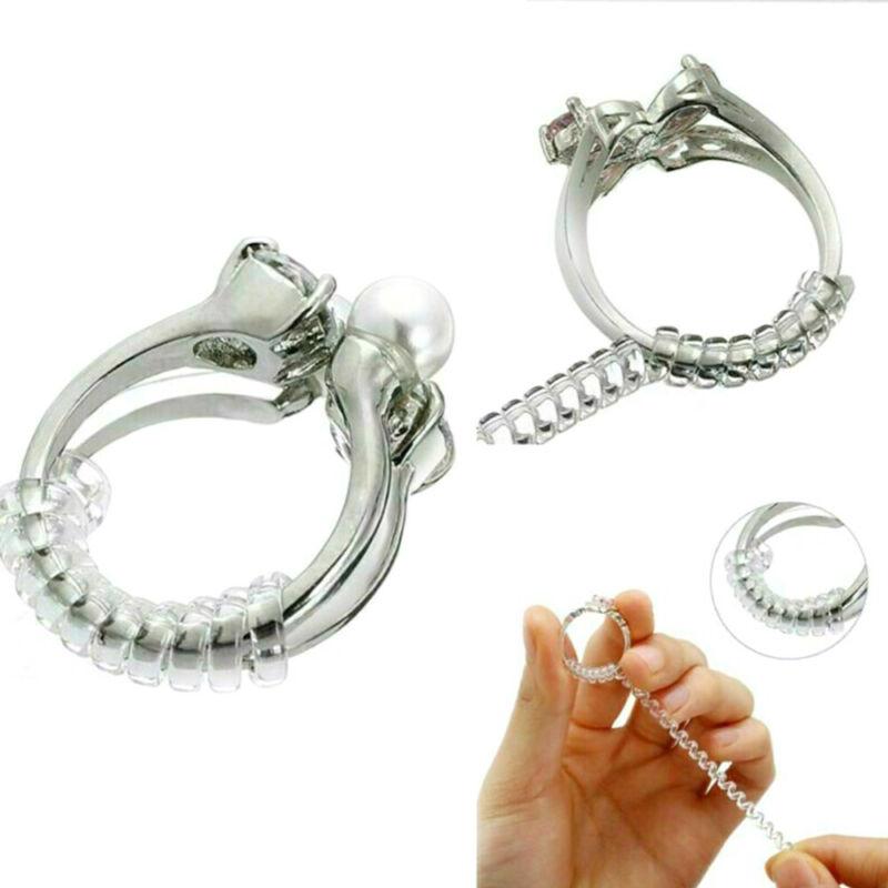 Buy Invisible Spiral Ring Size Reducer Resizer Adjuster Clip Snuggies