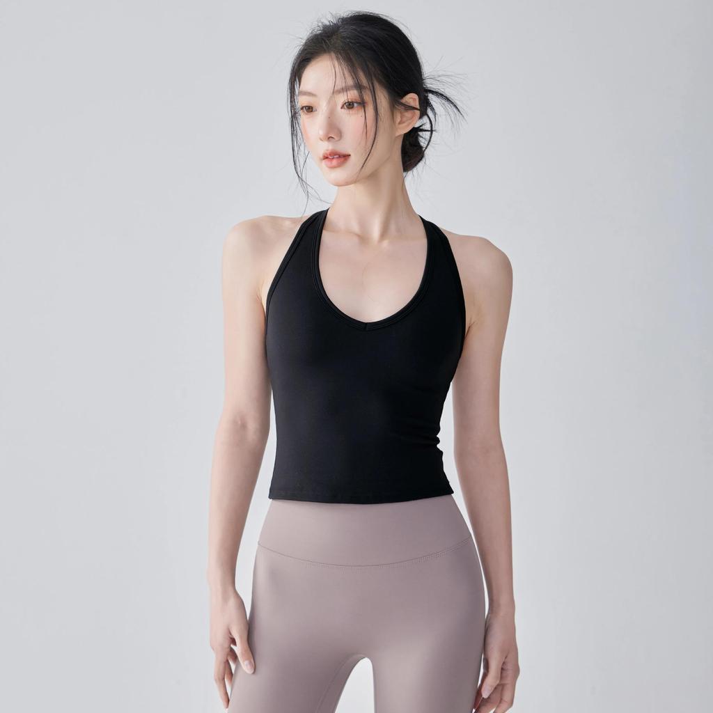 Cross-border Sexy Yoga Vest-Style Fitness Bra: Professional Pilates Summer Sportswear