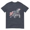 Eastern Box Turtle 4th Of July Us American Flag Patriotic Tshirt