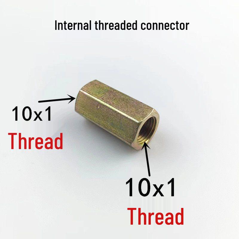 Copper and Iron Grease Nipple Extension Tubes - Threaded Straight & Bend Connectors for Oil Pipes