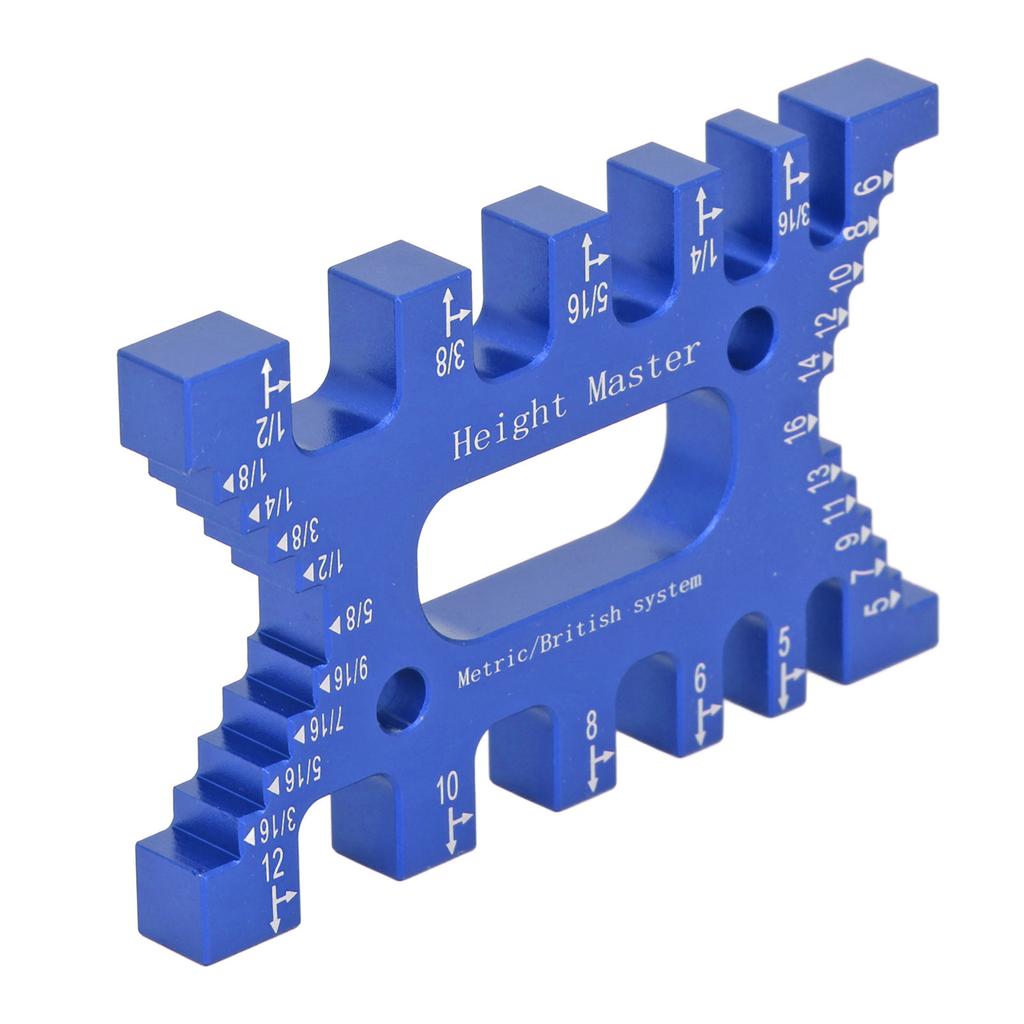 Dovetail Jig Tenon Caliper High Accuracy Scales Carpentry Router Saw Measuring Ruler for Woodworking