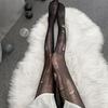 Chiloți pentru femei, puri, elastici mari, scobiți, de culoare solidă, sexy, rupti, anti-deplasare, ciorapi pentru purtarea zilnică