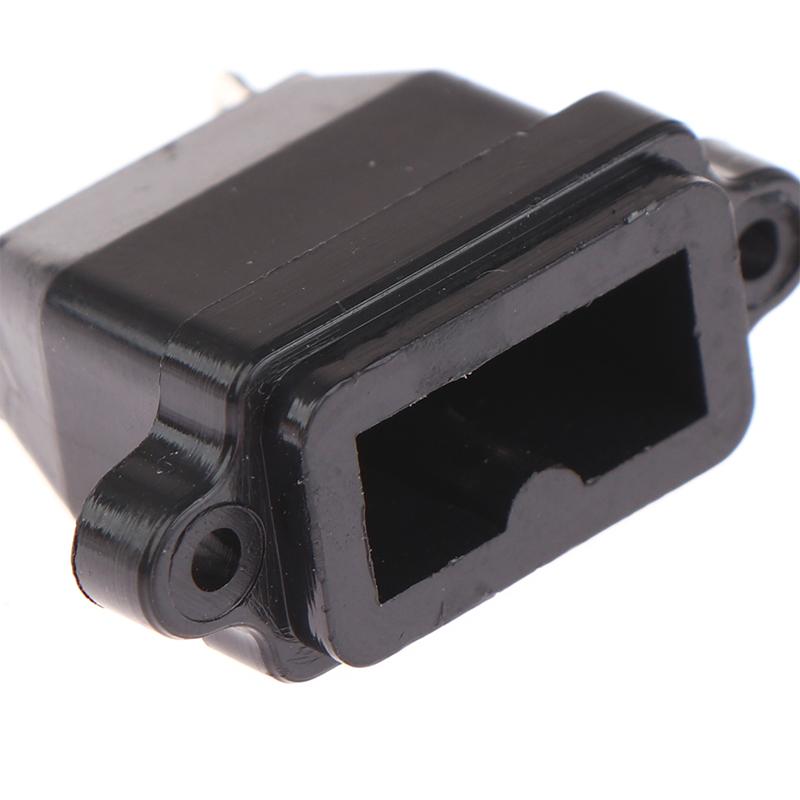 Two-Wire Electric Screwdriver Plug 2-Core Power Socket Dc Power Plug Connector 2 Pins Black Small Two-Wire Plug