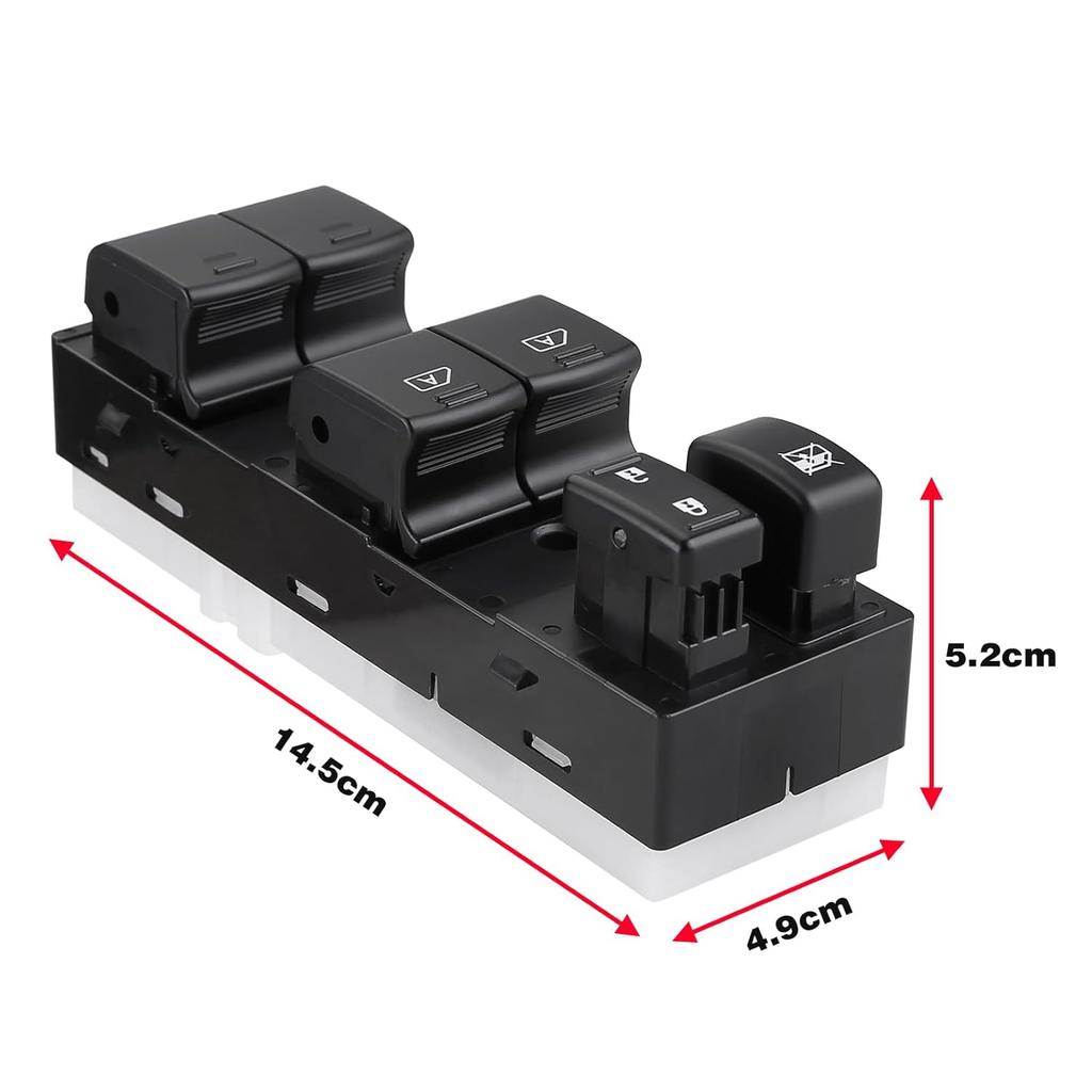 254011CA6A Driver Side Power Master Window Switch Compatible with 2009-2017 Infiniti FX35 FX37 FX50 QX70,Main Power Window Master Switch Replace