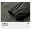 Mens Windproof Waterproof Fleece-Lined Cycling Jacket Winter Outdoor Sport Coat Hooded Loose Fit