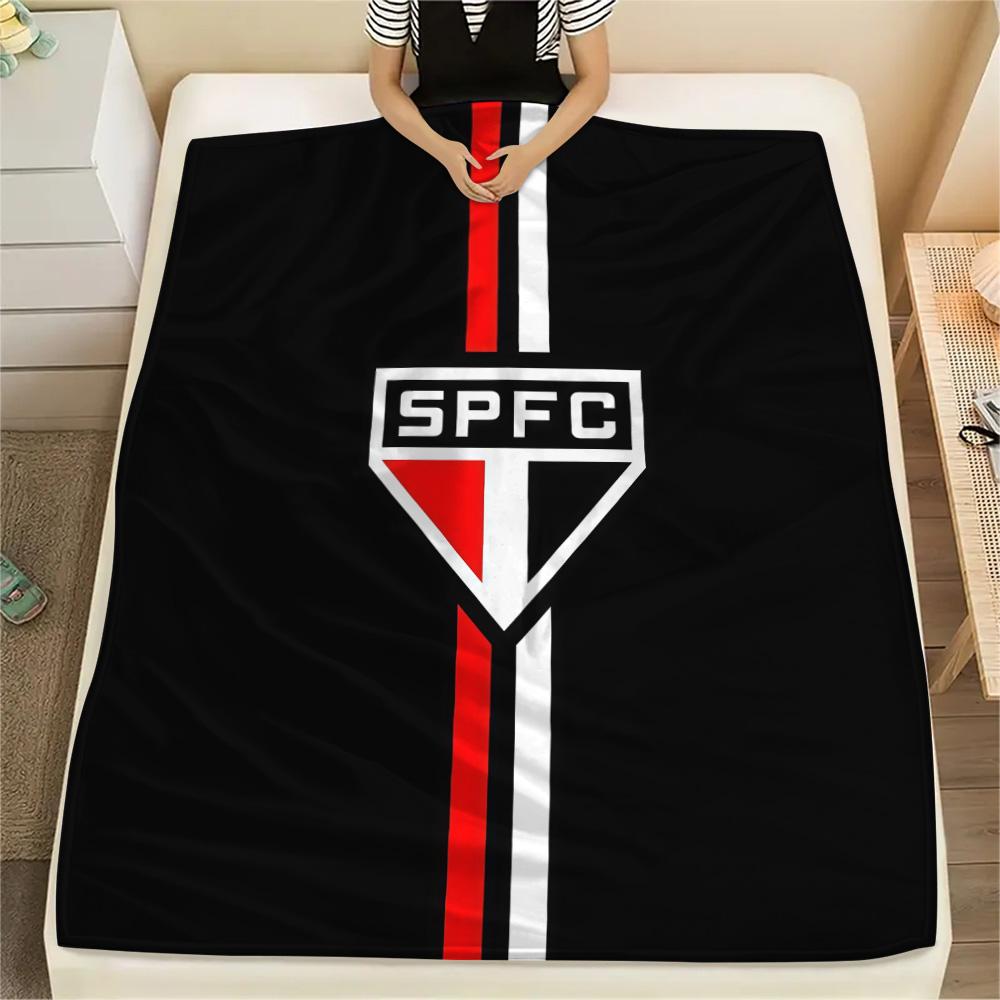 Sao Paulo FC2 Flannel Blanket, High quality Comfortable for All Seasons, Home Decor, Warmth and Comfort