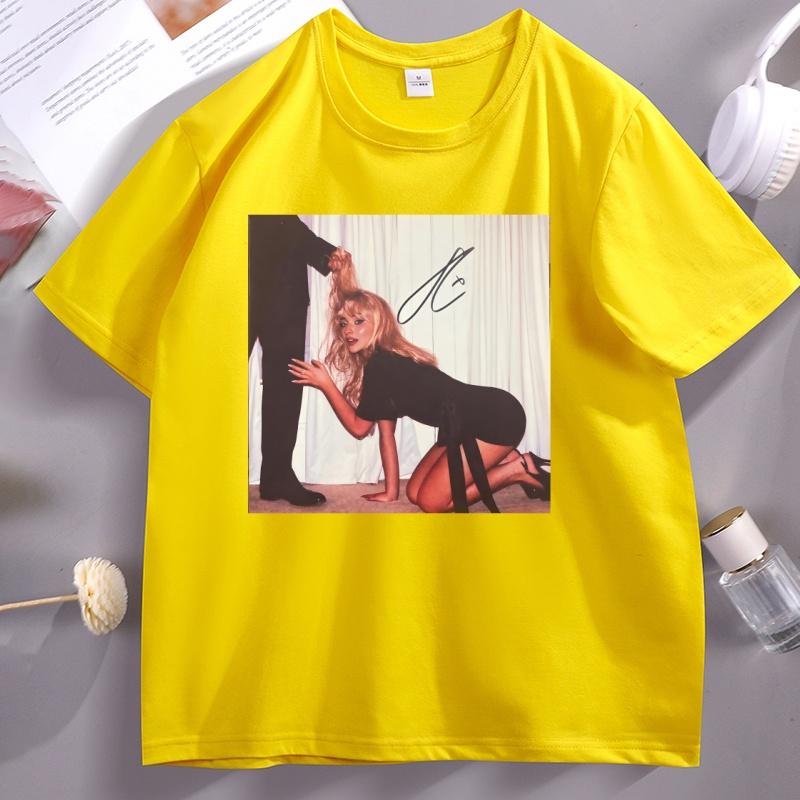 Sabrina Carpenter WOMEN Best Friend Tshirt Unisex WOMEN Casual Cotton Short Sleeve Round Neck T Shirt Loose Printed Unisex Clothes