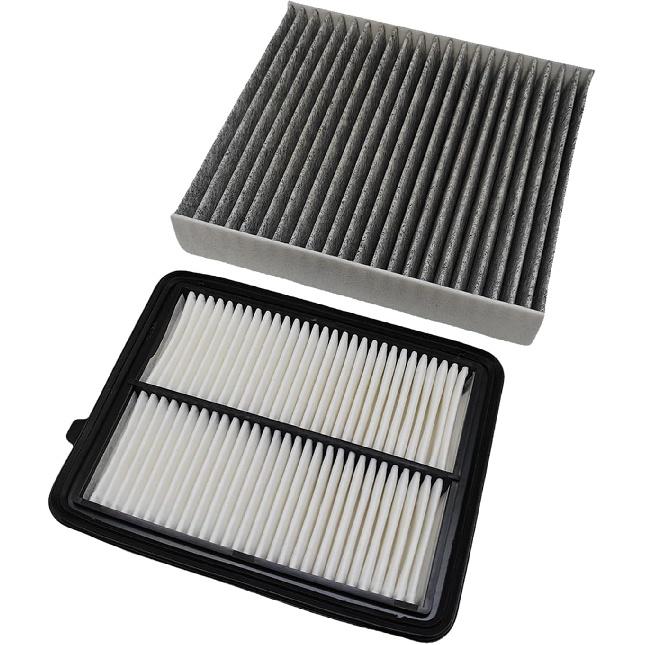 Engine & Cabin Air Filter Fit for 2018-2024 Nissan Kicks L4 1.6L, 2020-2024 Versa L4 1.6L, Replace 165465RA0A 165465RB1A 272776CA0A 278915RB0A