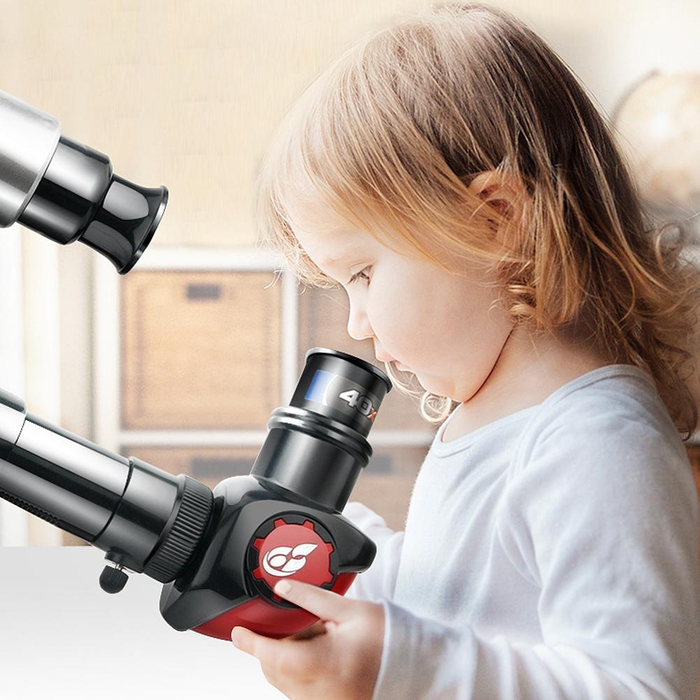 HD didelio padidinimo profesionalus astronominis teleskopas vaikams, studentams, dvejopo naudojimo mokslinis eksperimentinis monokulis