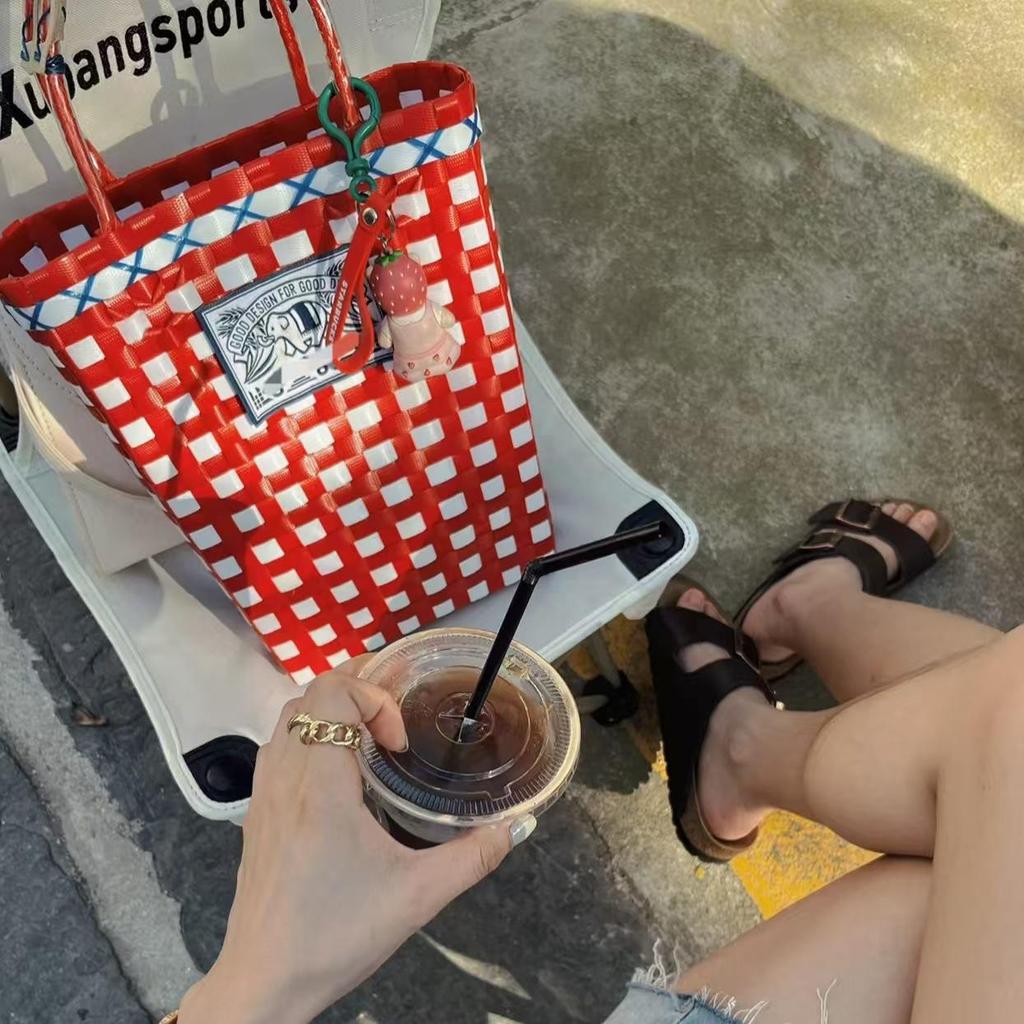 Elegante 2025 Thailändische Handgefertigte Geflochtene Körbe: Strandtasche