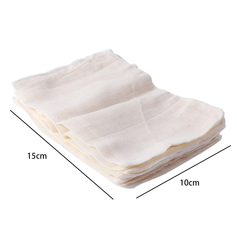 For Party Tea Wedding Home Supplies Tea Filter Unbleached Food Packing Bags Muslin Bag Sachet Bag Drawstring Bags Cotton Pouch