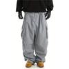 Men's Summer American Retro Overalls, All-match Solid Color, Outdoor Slim Straight Casual Trousers
