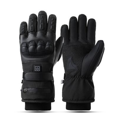 Easy To Clean Heated Gloves for Winter Use Featuring Rechargeable Heating System Soft Interior and Anti Slip Palms Grip