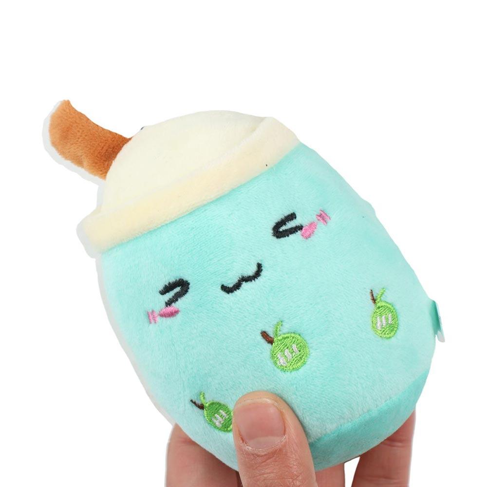 Lovely Doll Bubble Tea Keychain Stuffed Boba Fruit Tea Milk Tea Keyring Cartoon Soft Boba Doll Toys Girl Friend