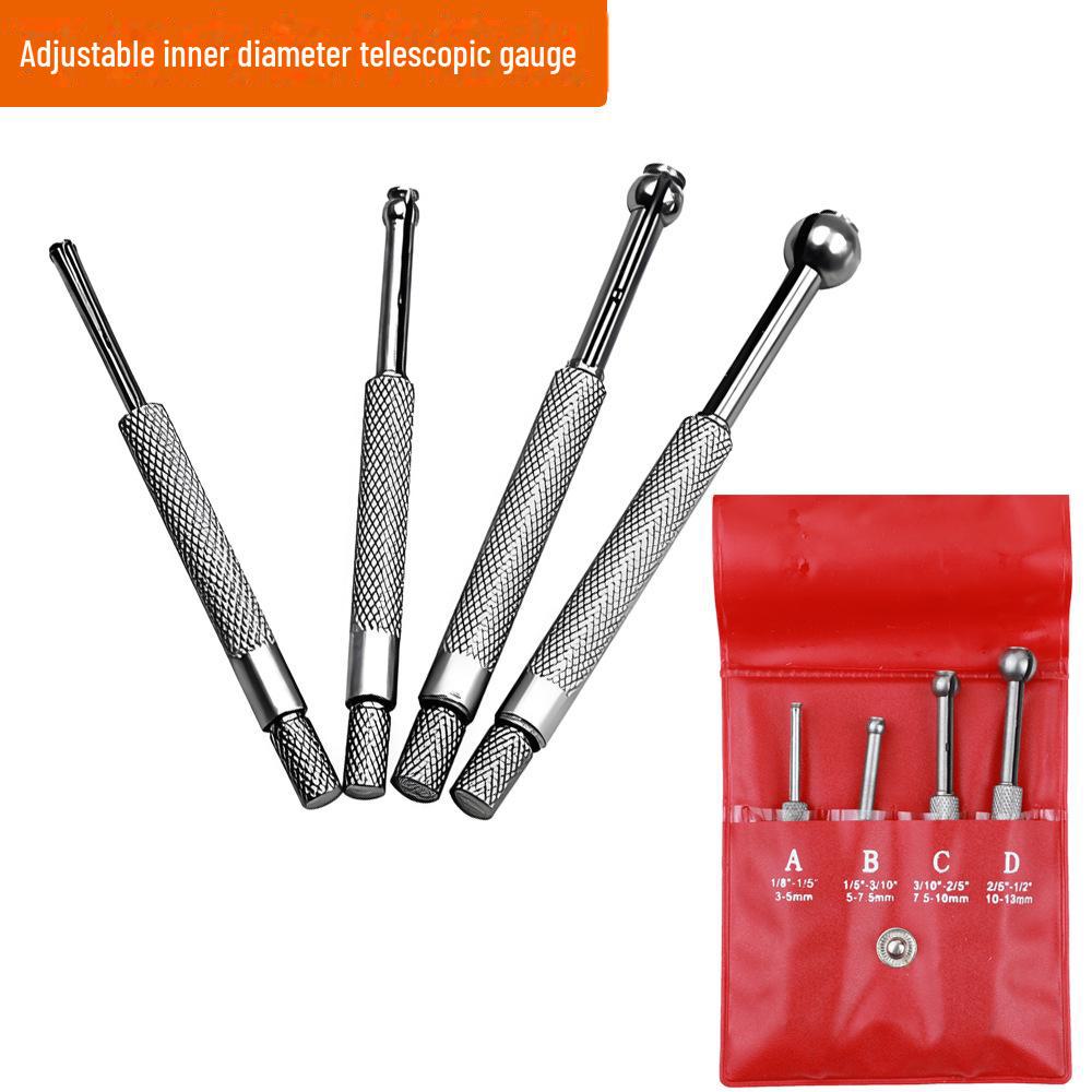 

ETOPOO Регулируемый телескопический датчик внутреннего диаметра из нержавеющей стали 8-150 мм