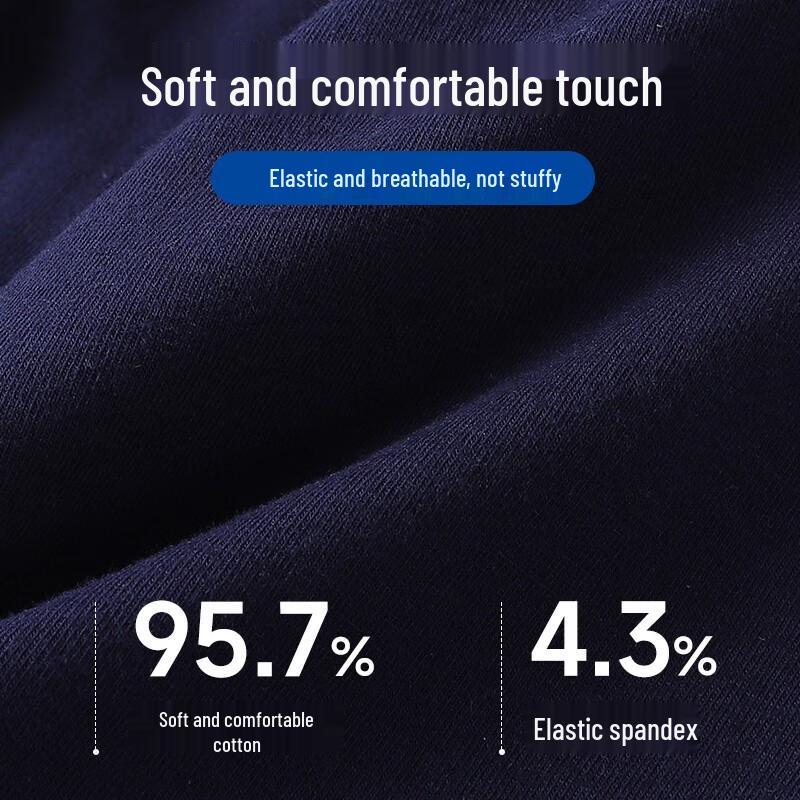 LANGSHA Men's 3A Antibacterial Loose Fit Boxer Briefs