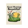 You're Definitely a Funny Poster with Retro Fungi from the '70s, Fancy Hippies, Ball, Dancing Frogs, Canvas, Painting, Wall Art Photography